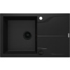 Deante Andante Flush granitový drez 78x49 cm čierna ZQN_N11F