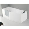 Santech Novellini Iris akrylátová vaňa s dvierkami ľavá 180x85 cm Čelný panel: S čelným panelom
