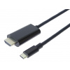 USB-C na HDMI kabel 2m rozlišení 4K*2K@60Hz FULL HD 1080p (ku31hdmi17)