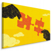 Wall Picture Ručné Puzzle Retro Clouds 90x60 (Wall Picture Ručné Puzzle Retro Clouds 90x60)