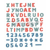 Magnetické písmenká ABC a Čísla Magnetic Letters&Numbers Smoby so znakmi dvojfarebné 72 kusov