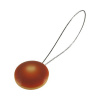 Magnetická spona na závesy Pearls oranžová 1 ks