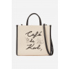 Bavlnená taška Karl Lagerfeld A2W50028 béžová ONE SIZE