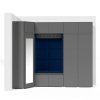 Signal Predsieňová stena AMI 39 Namornícka modrá Grafit