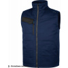 Delta Plus STOCKTON3 - vesta MACH, 9 KAPES, prošívaná 65% polyester, 35% bavlna, 245 g/m2 - tmavě šedá L