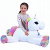 Rappa Veľký plyšový jednorožec biely Funkie 85 cm