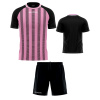 Pánsky futbalový set Givova Tratto, ružová/ čierna Veľkosť: L