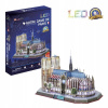 CubicFun 3D puzzle svítící Notre Dame de Paris 149 ks