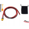 Zásuvka Amass XT60 ženská s 12AWG silikónovými káblami 1 m premium