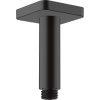 HANSGROHE Vernis Shape prívod zo stropu pre hornú sprchu, dĺžka 100 mm, matná čierna, 26406670