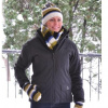 dámska street zimná bunda POWDER ROOM Frequency jacket core black emboss L