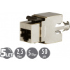 Zařezávací keystone Solarix CAT5E STP SXKJ-5E-STP-BK