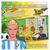 Folia kniha šablón futbal