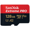 SanDisk microSDXC 128GB Extreme PRO + Rescue PRO Deluxe + SD adaptér SDSQXCD-128G-GN6MA