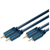 ClickTronic HQ OFC kabel 2x CINCH - 2x CINCH RCA, M/M, 1m CLICK70377 PremiumCord