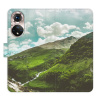 Flip pouzdro iSaprio - Honor 50 / Huawei Nova 9 - Mountain Valley - kapsičky na karty (Knížkový flip kryt, obal, pouzdro iSaprio na mobil Honor 50 / Huawei Nova 9 - Mountain Valley - 360° ochrana tele