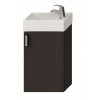 Jika H4535111753011 PETIT umývadlová skrinka 39x59x22, dvierka P/Ľ, šedá+umývadlo H4535111753011