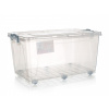 Brilanz Box úložný GEMA 50l, 61,5x39x32cm, víko, klip, kolečka, PH ŠE/TRA