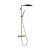 Hansgrohe Pulsify S Puro - Showerpipe 260 1jet s termostatom Ecostat Fine, EcoSmart, kartáčovaný bronz 24223140