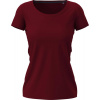 Claire Crew Neck Tričko dámske STEDMAN, červená Bordeaux, XXL