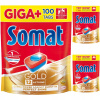 Somat Gold tablety pre umývačku riadu GIGA + XXL 100 ks (Somat Gold tablety pre umývačku riadu GIGA + XXL 100 ks)