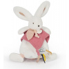 Doudou et Compagnie Paris plyšový zajačik s muchláčikom 25 cm staroružová