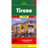 Tirana 1:10 000. Mapa samochodowa, składana. Freytag & Berndt Kolektív autorov
