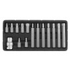 Yato Sada bitov 15 ks TORX s otvorom box (YT-0417)
