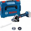 Bosch Akumulátorová uhlová brúska GWS 18V-7 Professional, 125 mm, L-Boxx, solo 06019H9002