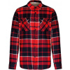 KARIBAN VINTAGE K579 / Pánska flanelová košeľa - red/navy XL