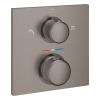Grohe Allure Termostatická batéria pod omietku, na 2 spotrebiče, kefovaný Hard Graphite 29181AL2-GR