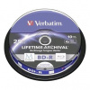 Verbatim M-DISC BD-R 4x 25GB Printable, 10ks/cake 43825