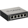 D-Link DGS-1100-05V2 5-portový gigabitový inteligentný riadený prepínač, bez ventilátora