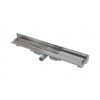 Alcadrain Odtokové žľaby - Sprchový žľab Flexible Low 65 cm, s nastaviteľným golierom ku stene, nerezová APZ104-650