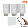 SET 3+1 BOT Chytrá Zigbee/WiFi termostatická hlavica TH5 Tuya + gateway