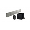 Kef XIO + Kube 12 Mie + KW2 - stříbrno/šedá