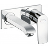 Hansgrohe Metris - Páková umývadlová batéria LowFlow 3,5 l/min pod omietku s výtokom 165 mm, chróm 31251000