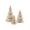 creativ company Drevené vianočné stromčeky, 5 - 10 cm