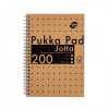 Špirálový zošit, A5, linajkový, 100 listov, PUKKA PAD 