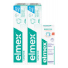 Elmex Sensitive zubná pasta 2 x 75 ml + ústna voda 100 ml darčeková sada