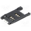 Konektor pre karty SIM s výklopným držiakom SMT PIN 6 2,5mm