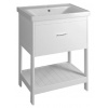 Aqualine ETIDE umývadlová skrinka 61,5x85x44 cm, matná biela ET615