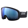 Lyžiarske okuliare POC Fovea MID Uranium Black/Partly Sunny Blue Čierna Normálna veľkosť