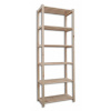Regál drevený latkový 30 x 75 x 210 cm, 6 políc Farba: Prírodné
