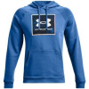 Under Armour Mikiny Rival Fleece Graphic Hoodie Modrá