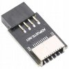 USB2.0 PRE TYP E USB2.0 9PIN PRE USB3.2 TYPE E ČIERNY