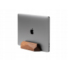 Drevený stolík Vertikálny stojan na notebook Macbook OAKYWOOD, orech