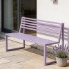 Záhradná lavica Titus pastelová fialová