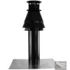 Regulus Komínek 1x 80 PP průchod otvorem pr. 125 mm, s krycí deskou na komín 11259