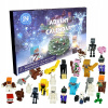 ADVENTNÝ KALENDÁR POSTAVIČKA HRAČKA MINECRAFT BLOKY 24 KS (ADVENTNÝ KALENDÁR POSTAVIČKA HRAČKA MINECRAFT BLOKY 24 KS)